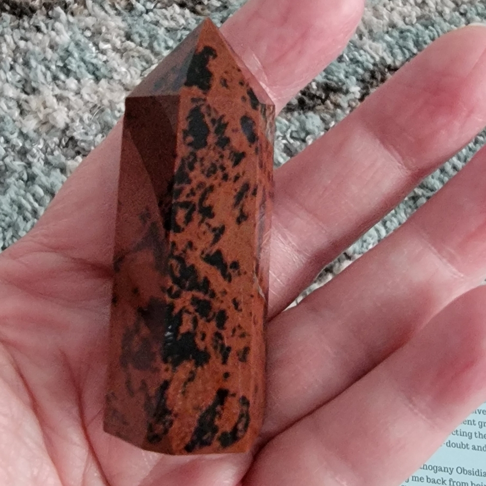 Mahogany Obsidian Point